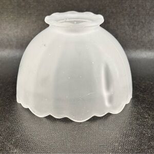 Vintage Satin Glass Fairly Lamp Shade Top Only